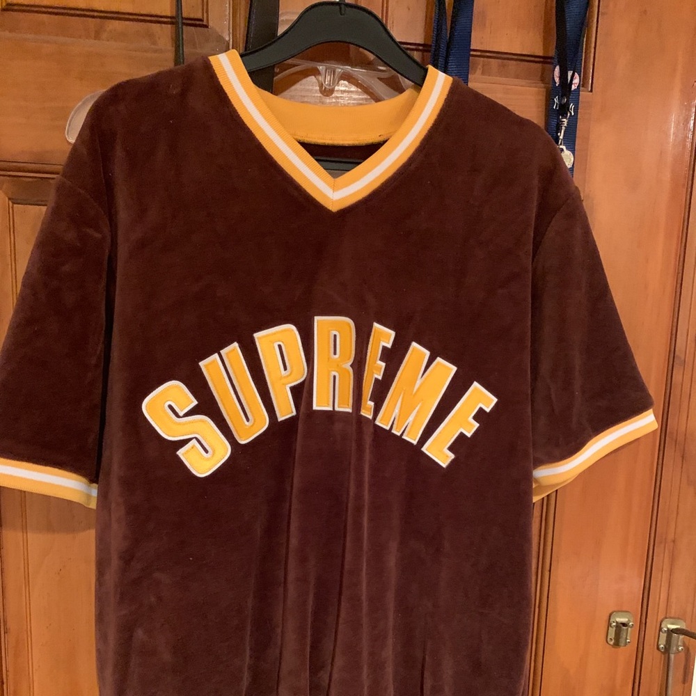 Supreme baseball jersey